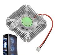 GPU Cooler - Aluminum 55x55x12mm | Graphics Card Cooler, Aluminum GPU Air Coolers, 55mm Chip Hole Distance Heat Sink, Low Noise Cooling Radiator | For PC Cooling