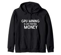 GPU Mining Is Like Printing Free Money with Crypto Gaming PC Felpa con Cappuccio