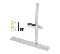 GPU Support Bracket Adjustable Anti Sag GPU Stand Aluminum Alloy Video Card Holder for ITX MATX ATX Cases 4 Bracket Kit 1 Level 4 Screws (Argento)