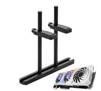 Gpu Support Bracket, Vertical Holder Stand, Space-Saving Mounting Accessory, Anti-Sag Tool for Anime Setup, Desktop Stability for Computer Builds, 5.04x5.51x0.75 Inches