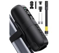 GPUTEK BG02, pompa ad aria per bicicletta, 150 PSI, pompa elettrica per bicicletta, con montaggio a telaio, 5 modalità e 5200 mAh, pompa ad aria elettrica per valvole Schrader Presta Dunlop
