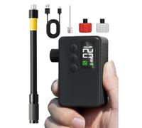 GPUTEK Bike Tire Mini Pompa Elettrica: 120 Psi Alta Pressione Portatile Piccola Pompa Per Bicicletta Con Manometro Digitale Per Valvole Presta E Schrader Di Bici Da Strada, Mountain Bike, E-Bike