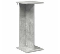 GPUTYGHN Supporto per piante, grigio cemento, 25 x 25,5 x 60,5 cm, in legno | Più livelli, resistente all'umidità, design minimalista, per soggiorno, montaggio in coppia