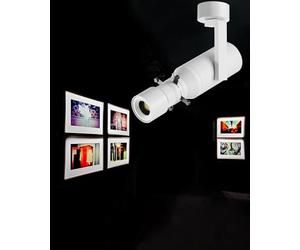 GPWALIFE Testa della luce della pista del LED, luce modellabile 18W, forma direzionale regolabile dell'apertura per l'immagine di mostra della galleria d'arte del museo