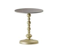 GPWDIEJB Tavolino Moderno, tavolino Rotondo Piccolo, tavolino Alto per Telefono per Piccoli spazi, Comodino, per Soggiorno e Camera da Letto, Effetto Marmo, 40 * 40 * 51,5 cm (Dimensioni: 40 * 40 *
