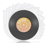 GPXIIZ Buste Vinili 33 Giri 12 Pollici Interne, 50 x Custodia Vinile Antistatiche, HDPE di Alta qualità, Buste per Vinili Fondo Tondo pour 12" LP Dischi, Protezione Vinile 33 Giri Copertine Cover