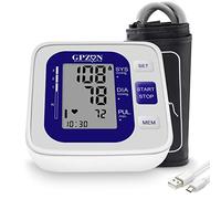 GPZON Misuratore di Pressione Braccio bracciale Macchina per polsini BP,Accurato kit automatico per alta pressione sanguigna con polsino largo 22-42 cm