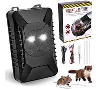 GQBVPN Ultrasuoni Contro Le Martore, 12V Dissuasore Anti Martora per Auto, con Flash, Anti Martora per Auto con Ultrasuoni, Garage, Fienile, Magazzino, Batteria Powered, per Insetti, Zanzare, Ragni