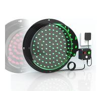 GQMYCDM Semaforo a LED, Semaforo Bicolore Rosso/Verde, Semaforo a Parete, Luce per Banchine di Carico Industriali, per Montaggio Interno ed Esterno, Plug & Play(300mm/12in)