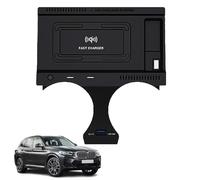 GQQSXZNTD Caricabatteria da Auto con 15W Wireless + 27W USB per BMW 2018-2024 X3/X4, 2019-2024 X3M/X4M, 2021-2024 iX3 la Messa a Punto degli Interni Console Centrale per i-Phone Sam-Sung
