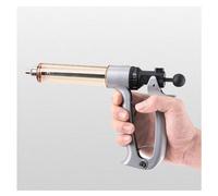 GQQSXZNTD Siringa per Bestiame, Siringa Continua Regolabile per Animali, Acciaio Inossidabile, Siringa Semiautomatica per Bovini, Ovini, Suini, Capre, Forniture per Bestiame(Size:50ML)