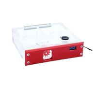 GQSX-D1S Raffreddatore d'acqua for computer Serbatoio dell'acqua Unità ottica singola Pannello metallico(Red,12V RGB Remote Ctrl)