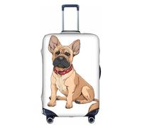 GQSZCYHLKL Borsa da viaggio con stampa di bulldog francese, elegante custodia protettiva da viaggio con stampa su entrambi i lati, design elastico per una vestibilità sicura e protezione dai graffi