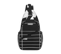 GQSZCYHLKL Classic Movie Clapboard - Borsa a tracolla da uomo casual con design multi-tasca, leggera e spaziosa borsa frontale per viaggi, lavoro e uso quotidiano, Nero , Taglia unica