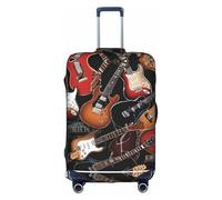 GQSZCYHLKL Custodia per chitarra acustica e acustica colorata elegante custodia protettiva da viaggio con stampa fronte/retro, design elastico per una vestibilità sicura e protezione dai graffi