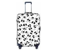 GQSZCYHLKL Custodia per valigia con motivo stampato a forma di panda elegante custodia protettiva da viaggio con stampa su entrambi i lati, design elastico per una vestibilità sicura e protezione dai