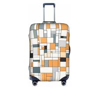 GQSZCYHLKL Custodia per valigia moderna di metà secolo, elegante custodia protettiva da viaggio con stampa su entrambi i lati, design elastico per una vestibilità sicura e protezione dai graffi