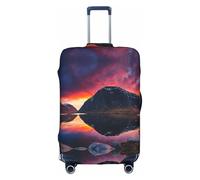 GQSZCYHLKL Custodia protettiva per valigie delle isole Norvegie, elegante custodia protettiva da viaggio con stampa su entrambi i lati, design elastico per una vestibilità sicura e protezione dai