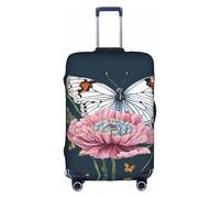 GQSZCYHLKL Elegante custodia protettiva da viaggio con stampa su entrambi i lati, design elastico per una vestibilità sicura e protezione dai graffi, bianco, M