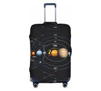GQSZCYHLKL Exploring The Solar System - Elegante custodia protettiva da viaggio con stampa su entrambi i lati, design elastico per una vestibilità sicura e protezione dai graffi, bianco, S