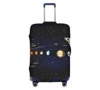GQSZCYHLKL Exploring The Solar System - Elegante custodia protettiva da viaggio con stampa su entrambi i lati, design elastico per una vestibilità sicura e protezione dai graffi, bianco, L