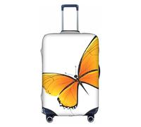 GQSZCYHLKL Graziosa copertura per valigia con stampa a farfalla, elegante custodia protettiva da viaggio con stampa su entrambi i lati, design elastico per una vestibilità sicura e protezione dai