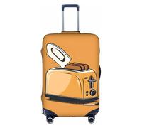 GQSZCYHLKL Graziosa custodia per valigia con motosega che piange, elegante custodia protettiva da viaggio con stampa su entrambi i lati, design elastico per una vestibilità sicura e protezione dai