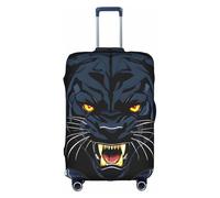 GQSZCYHLKL Leopard - Custodia protettiva per valigia, elegante, con stampa su entrambi i lati, design elastico per una vestibilità sicura e protezione dai graffi, bianco, XL