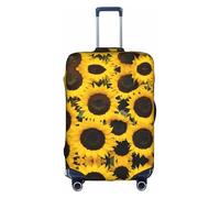 GQSZCYHLKL Sunflowers - Elegante custodia protettiva da viaggio con stampa su entrambi i lati, design elastico per una vestibilità sicura e protezione dai graffi, bianco, S