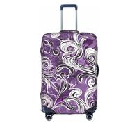 GQSZCYHLKL The Sea Witch Inspired Suitcase Cover elegante custodia protettiva da viaggio con stampa fronte/retro, design elastico per una vestibilità sicura e protezione dai graffi, bianco, XL