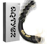 GQTYBZ Perline Anali Vibranti Giocattolo per Uomini Donne Coppie Vibratore Ricaricabile Stimolatore del Punto G Impermeabile Massaggiatore della Prostata Maschile Gradiente Silicone per Principianti