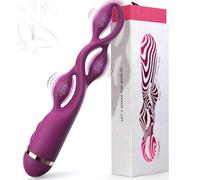 GQTYBZ Vibratore clidoride sesso punto g, dildo realistico e vibratori anali, vibratore in silicone per 10 modalità di vibrazione, giocattoli sessuali toysper per donna pene squirting