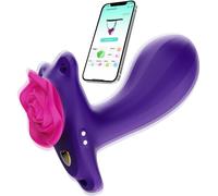GQTYBZ Vibratoreper Donna Professionale Clotoride con App 9 Modalità Vibratore Telecomando Wireless Sexytoysys Donna Coppia Sex Toys Stimolatore per Clitoride Punto G Squirting Vibratoriper Donne