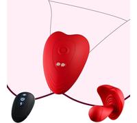 GQTYBZ Vibratori Farfalla, Vibratore Indossabile con Telecomando Stimolatore Clitoride e Punto G 9 Modalità Vibrazione, Silicone Medicale Ricaricabile USB Impermeabile Silenzioso Toy Multifunzione
