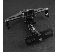 GQUIKGW Portatarga Porta Targa Posteriore per Moto Supporto per Indicatori di Direzione Licenza per Honda XADV 750 X-ADV 750 X-ADV 750 X ADV 750 X ADV 750(Black)