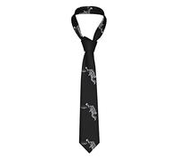 GQWJKSZ 3D Astronauti Gioca alla Luna Basket Cravatta da uomo d'affari formale 8 cm Cravatta Accessorio per costume per la scuola Lavoro Festa Bomboniera Matrimonio