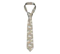 GQWJKSZ 3D Coniglio Coniglio Camouflage Cravatta da uomo d'affari formale Cravatta da 8 cm Accessorio per costume per la scuola Lavoro Festa Bomboniera Matrimonio