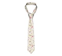GQWJKSZ 3D Elefante che schiaccia il muro Cravatta da uomo d'affari formale Cravatta da 8 cm Accessorio per costume per la scuola Lavoro Festa Bomboniera Matrimonio
