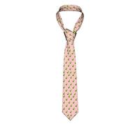 GQWJKSZ 3D Elefante che schiaccia il muro Cravatta da uomo d'affari formale Cravatta da 8 cm Accessorio per costume per la scuola Lavoro Festa Bomboniera Matrimonio