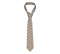 GQWJKSZ 3D Grande gruppo Conigli Animali carini Cravatta da uomo d'affari formale Cravatta da 8 cm Accessorio per costume per la scuola Lavoro Festa Bomboniera Matrimonio