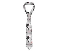 GQWJKSZ 3D Parigi Torre Eiffel Baci Cuori Cravatta da uomo d'affari formale 8 cm Cravatta Accessorio per costume per la scuola Lavoro Festa Bomboniera Matrimonio