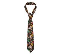 GQWJKSZ 3D Parigi Torre Eiffel Baci Cuori Cravatta da uomo d'affari formale 8 cm Cravatta Accessorio per costume per la scuola Lavoro Festa Bomboniera Matrimonio