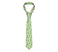 GQWJKSZ 3D Verde intero e affettato Avocado Cravatta da uomo d'affari formale 8 cm Cravatta Accessorio per costume per la scuola Lavoro Festa Bomboniera Matrimonio