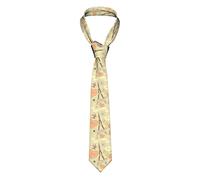 GQWJKSZ 3D Vintage Love Paris Rondine Cravatta da uomo d'affari formale 8 cm Cravatta Accessorio per costume per la scuola Lavoro Festa Bomboniera Matrimonio