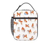 GQWJKSZ Adorabile borsa per il pranzo Akita Inu,