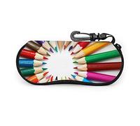 GQWJKSZ Antologia portatile Occhiali da sole con penna ad con chiusura a fibbia Borsa morbida Custodia per occhiali con cerniera in tessuto ultraleggero