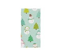 GQWJKSZ Asciugamano in cotone Simpatico pupazzo di neve Asciugamano da bagno ultra morbido per Face Gym Spa