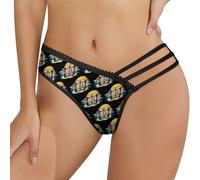 GQWJKSZ Biancheria Intima Sexy da Donna Perizoma con Schiena a T e Slip Elasticizzati per la Giornata delle bevute della Stagione della Birra