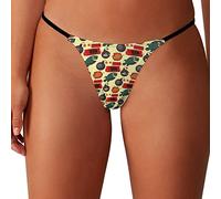 GQWJKSZ Bomb Dynamite Fuse Mutandine da Donna Perizoma Perizoma Mutandine Sexy con Retro a T