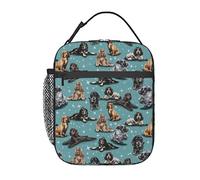 GQWJKSZ Borsa per il pranzo Cocker Spaniel,